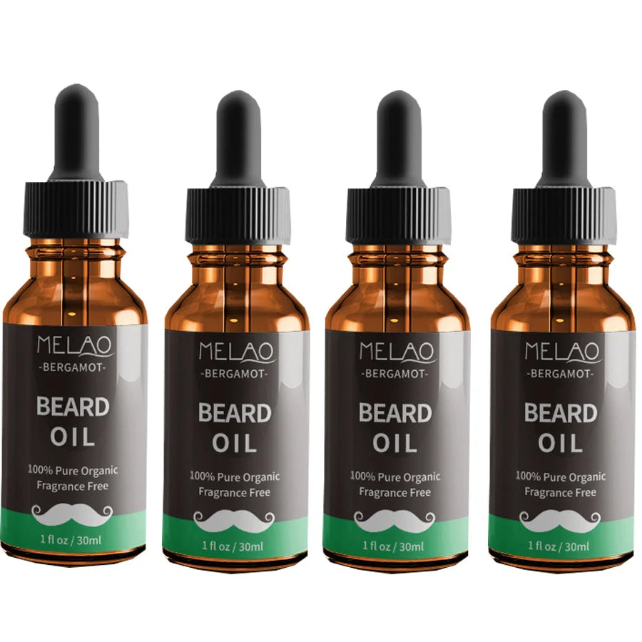 30ml Beard Growth Oil Serum For Men Beard Growth And Grooming Soften Strengthen Styling Beard Oil Beard Care Thicker Nourish Peaceful Pleasures Health and Wellness 30mlx4 pieces Other