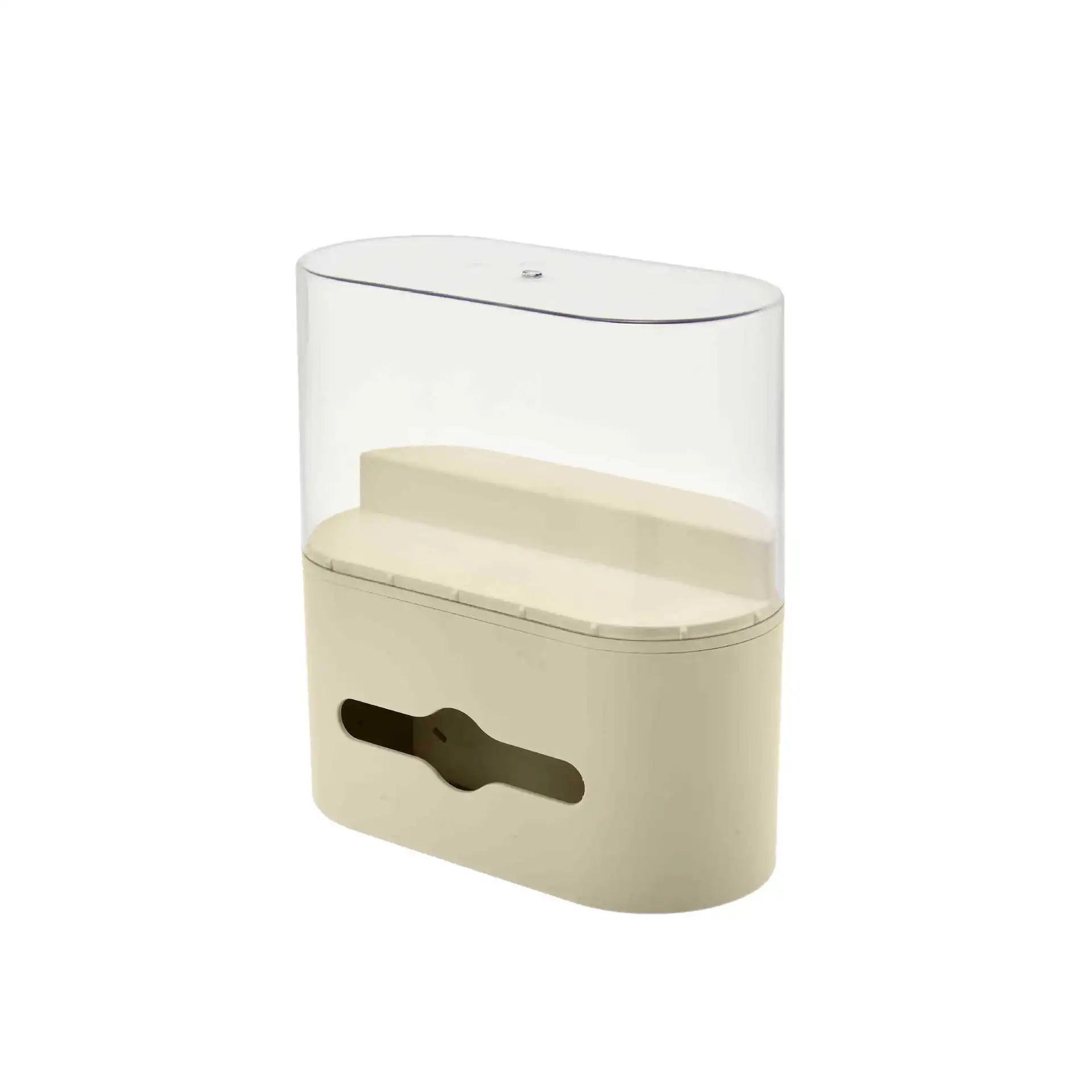 Collectible Figure Tissue Box - Clear Dustproof Display Case for Vinyl Toys with Creative Desktop Design Box Storage Peaceful Pleasures Health and Wellness