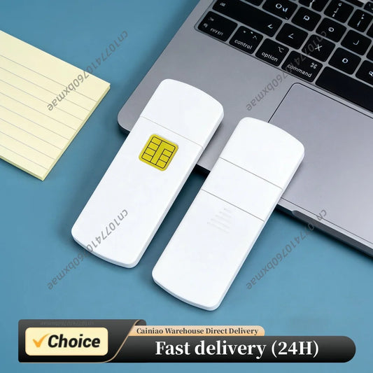 USB SIM Smart Card Reader Plug and Play High-Speed ESIM Card Adapter Lightweight Compact Compatible with Windows Mac OS Peaceful Pleasures Health and Wellness