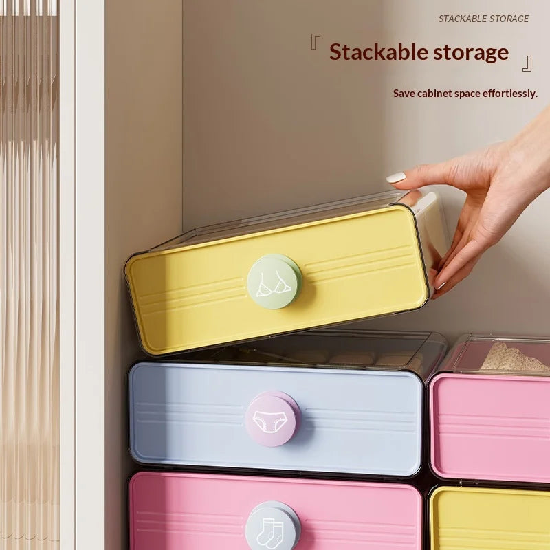 Vibrant 3 in 1 Drawer Divider Storage Box for Underwear Bras Socks Lingerie with Dividers for Closet Dresser Women Girls Peaceful Pleasures Health and Wellness