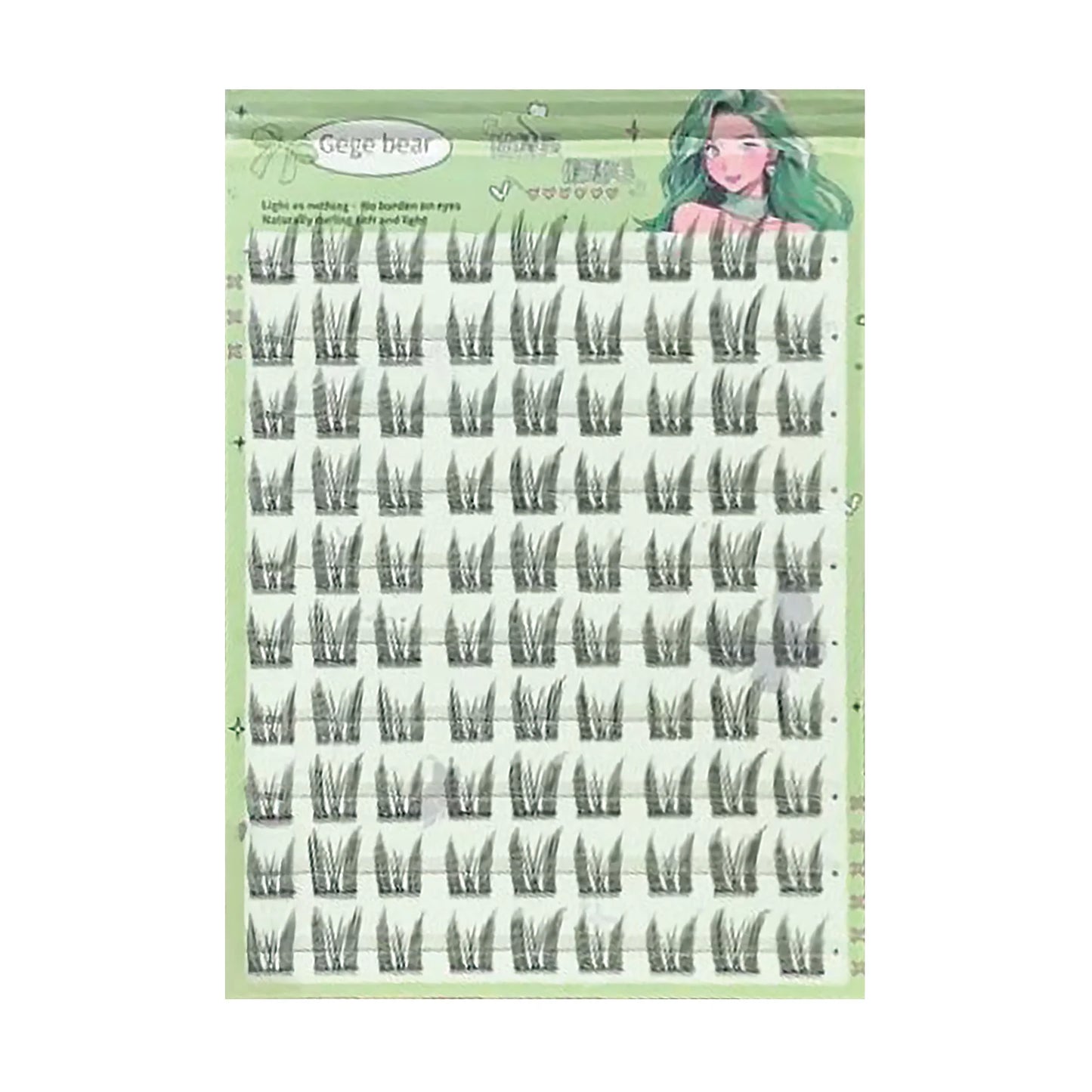 Glue-Free Cluster False Eyelashes C Curl 7-13mm Natural Look