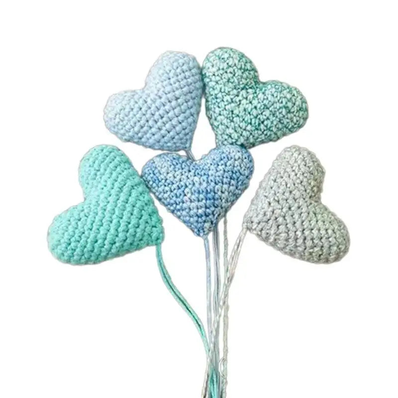 Knitted Heart Baby Photography Props – Newborn Photo Studio Set