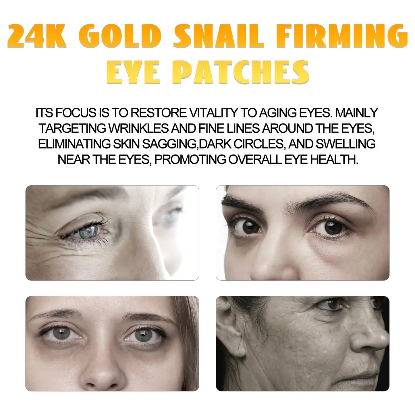 Eelhoe 24K Gold Seaweed Eye Patches – Dark Circles & Puffiness