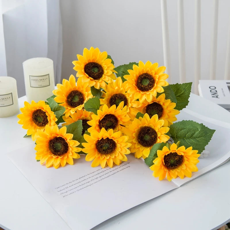 Artificial Silk Sunflower Gerbera | Wedding & Home Décor
