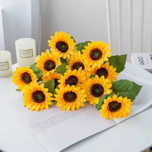 Artificial Silk Sunflower Gerbera | Wedding & Home Décor Artificial Silk Flowers Peaceful Pleasures Health and Wellness