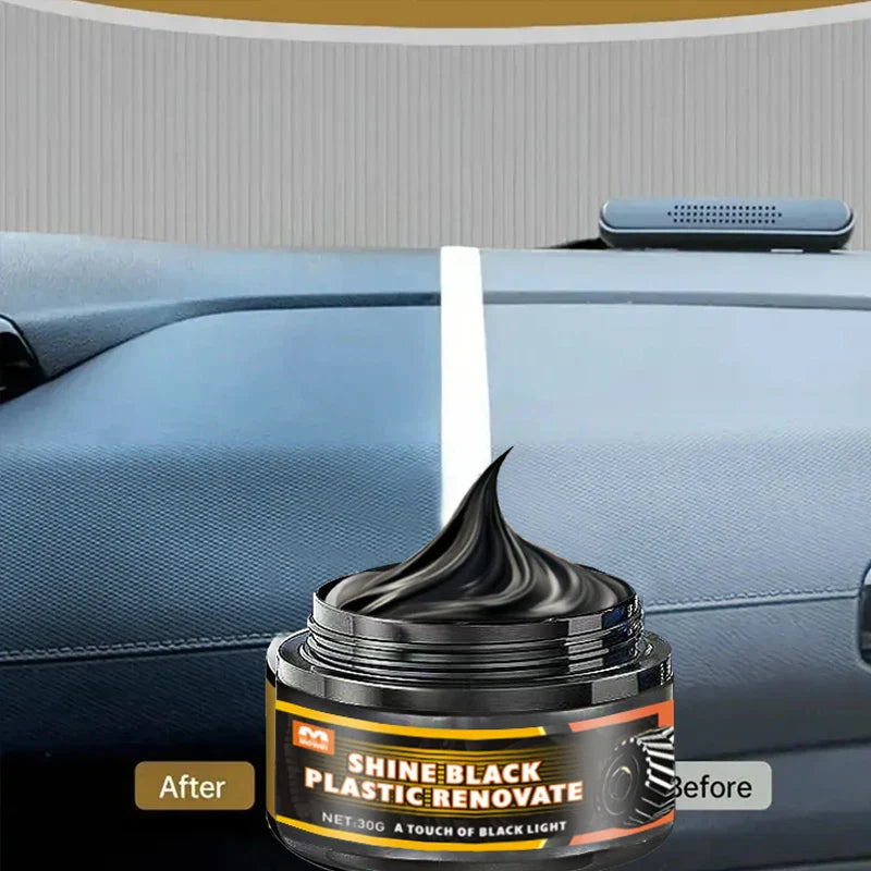 Black Tire Wax – Water-Resistant Wheel Shine & Trim Restorer