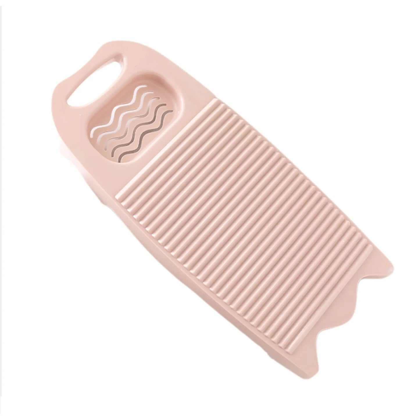 Wash Board Thickened Hand Wash Laundry Boards Dirty Clothes Washboard with Soap Holder Design for Underwear Lingerie Cleaning Peaceful Pleasures Health and Wellness Light pink