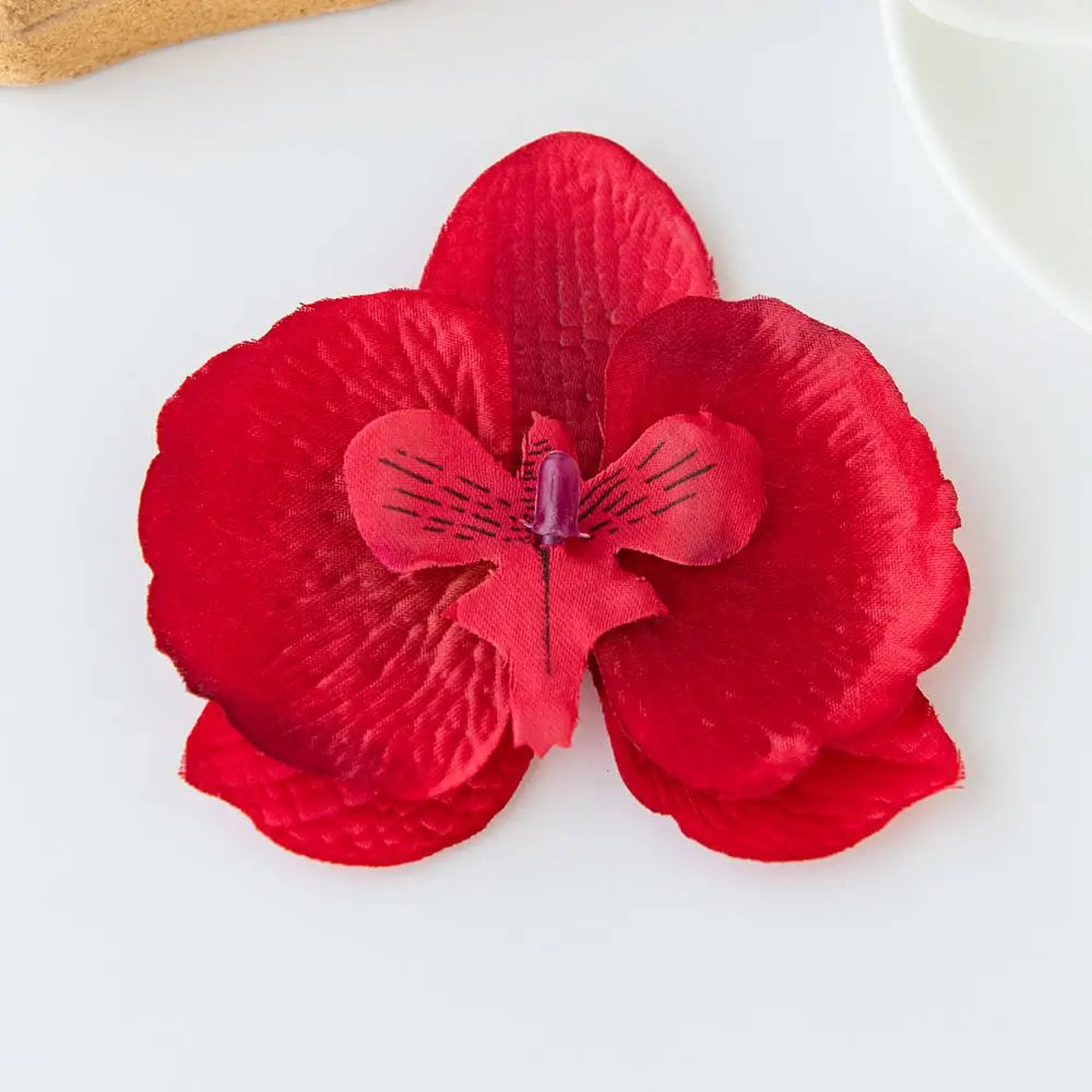 Silk Orchid Artificial Flowers 20/40pcs | Wedding & Home Decor