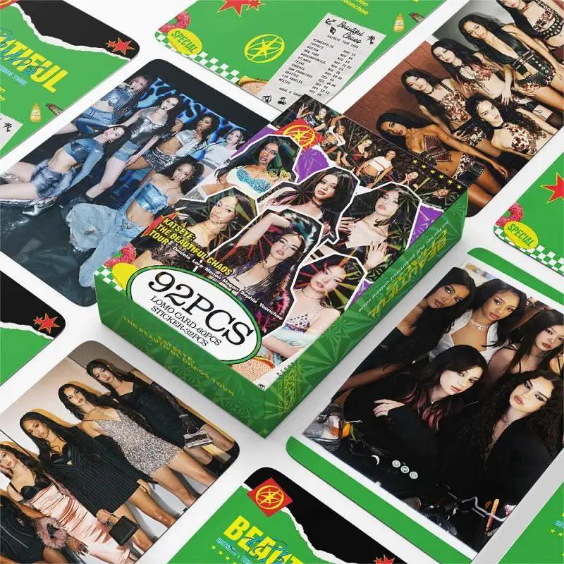 KATSEYE Beautiful Chaos Album Photo Cards Stickers Manon Daniela Lara