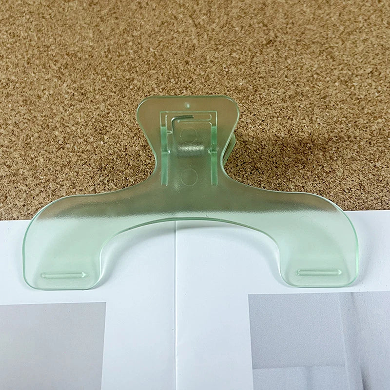 Frosted Transparent Book Page Holder Clip | Kawaii Desk Accessory