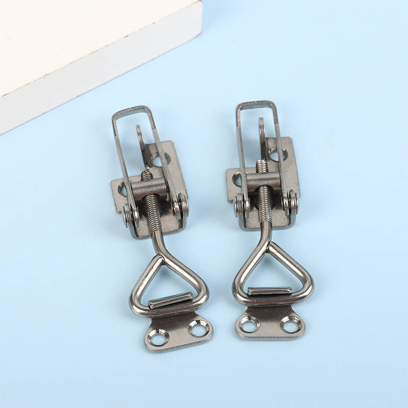 304 Stainless Steel Marine Deck Hasp Lock Anti-Rattle Latch Marine Hasp Latch Peaceful Pleasures Health and Wellness