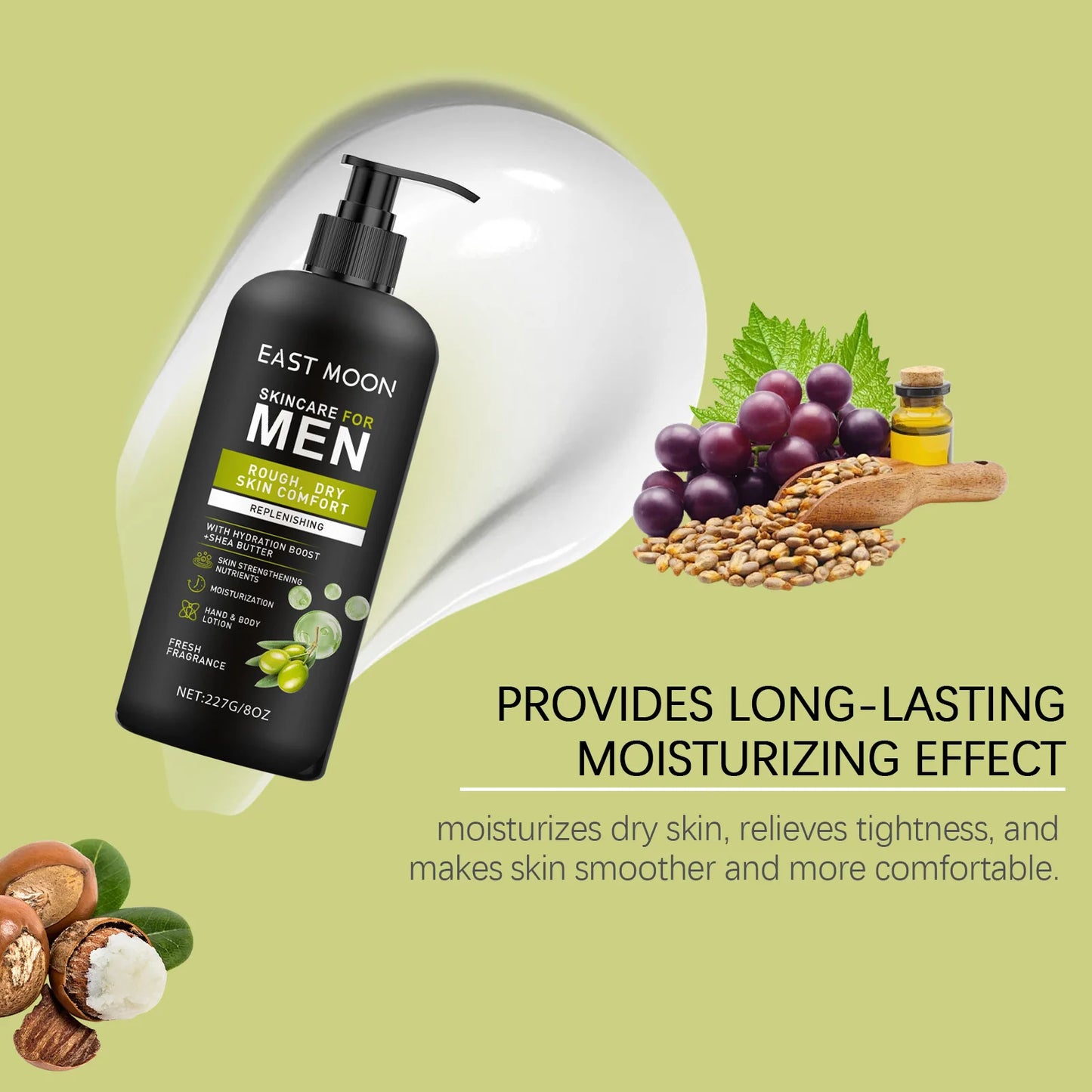 East Moon Men's Body Lotion – Moisturizing Nourishing Cream