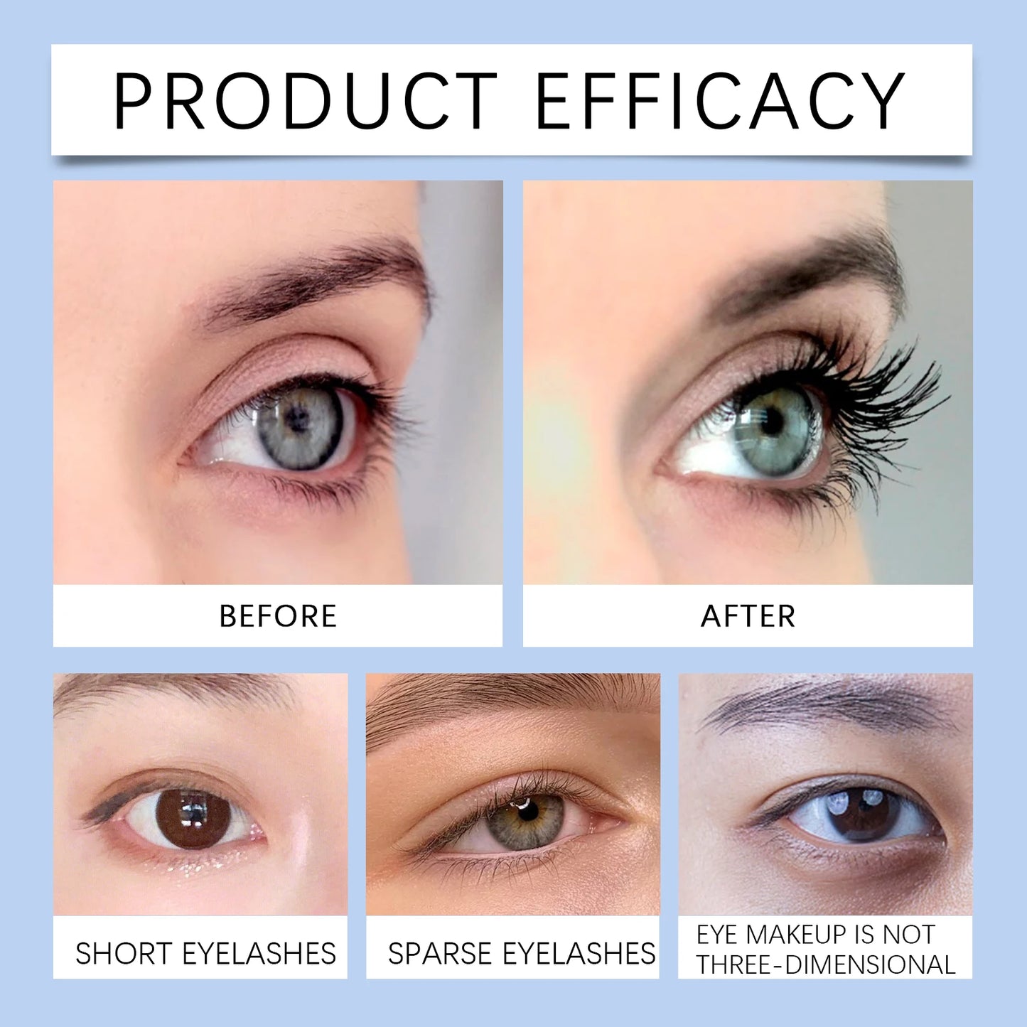 Jaysuing Eyelash Growth Serum – Thicker, Longer, Curled Lashes