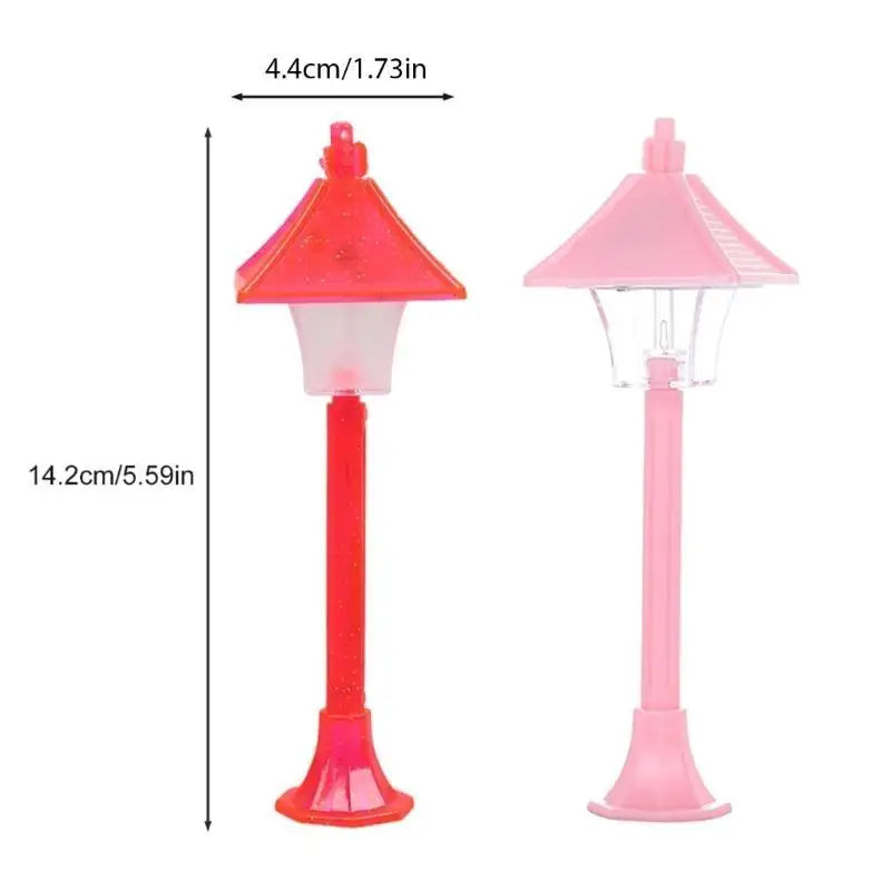 1/12 Scale Miniature Street Lamp for Dollhouses – 2PCS