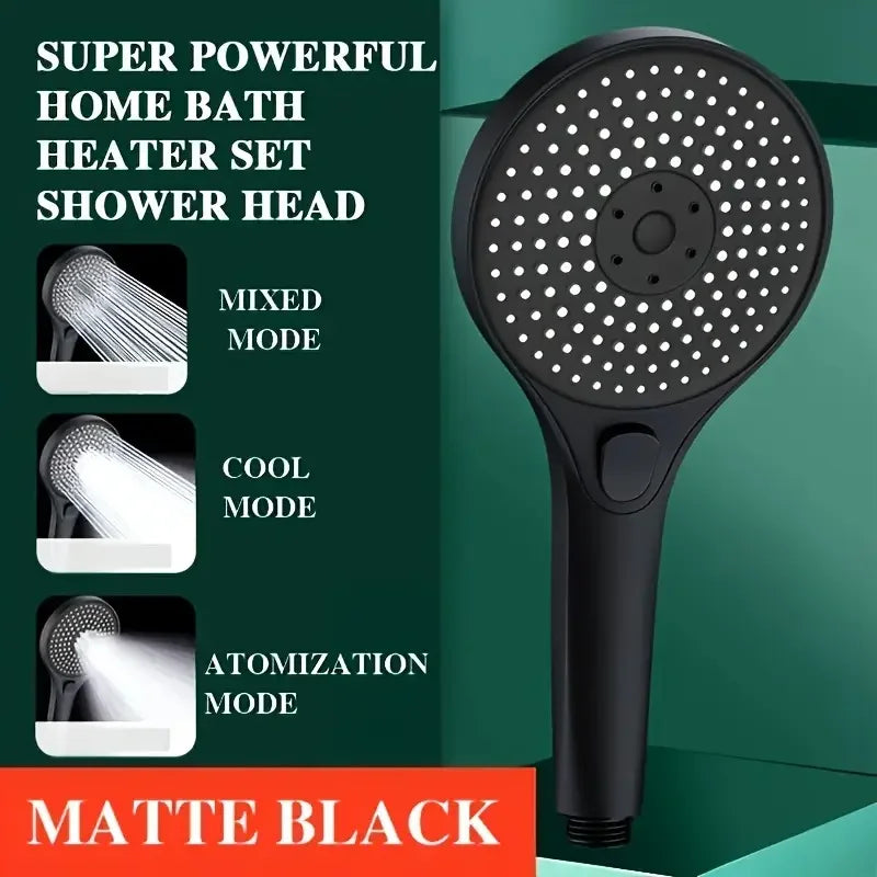 3-Speed High-Pressure Large Panel Shower Head Combo Set