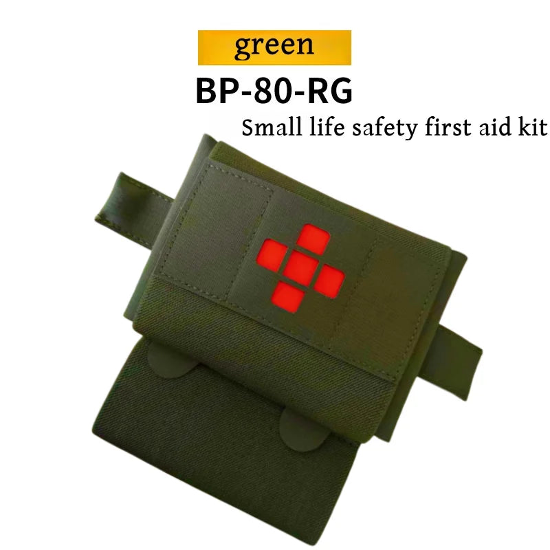 Outdoor small quick access first aid kit camping strategy portable first aid kit miscellaneous kit Peaceful Pleasures Health and Wellness BP-80-RG