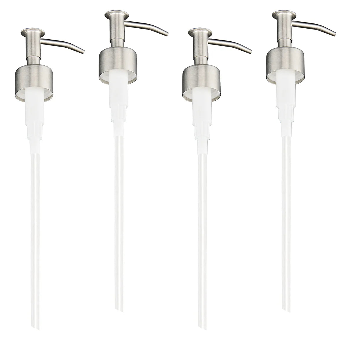 2/4pcs Stainless Steel Soap Pump, Soap Dispenser Pump Replacement Spare Fits 25mm Bottle Mouth, for Kitchen Bathroom Worktop Peaceful Pleasures Health and Wellness 4pcs C China Mainland