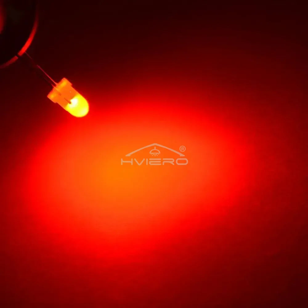 100PCS 3mm Diffused LED Diode Bulbs – 6 Colors | DIY & Decor