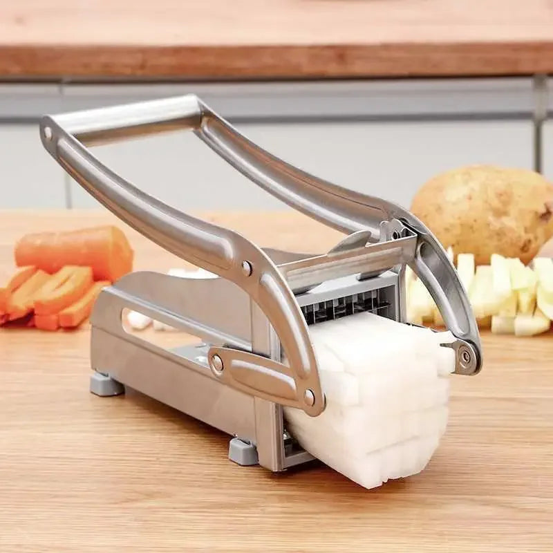 1pc stainless steel cutting machine vegetable cutting machine potato slicer french fry cutting machine, food chopper Peaceful Pleasures Health and Wellness