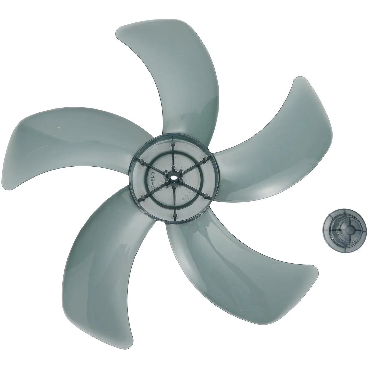 16 Inch 5-Leaf Replacement Fan Blade with Nut Cover | Stand Fan
