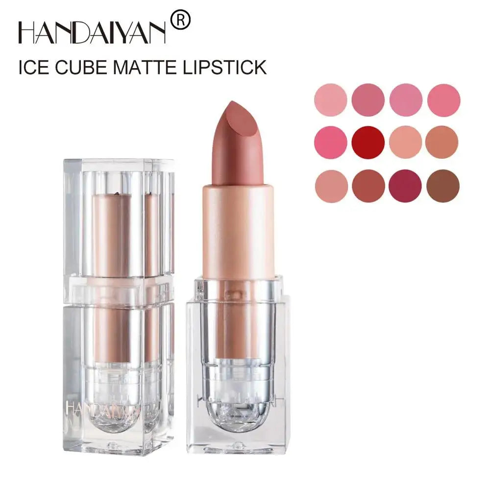 HANDAIYAN Matte Nude Lipstick | Velvet Waterproof Long Lasting