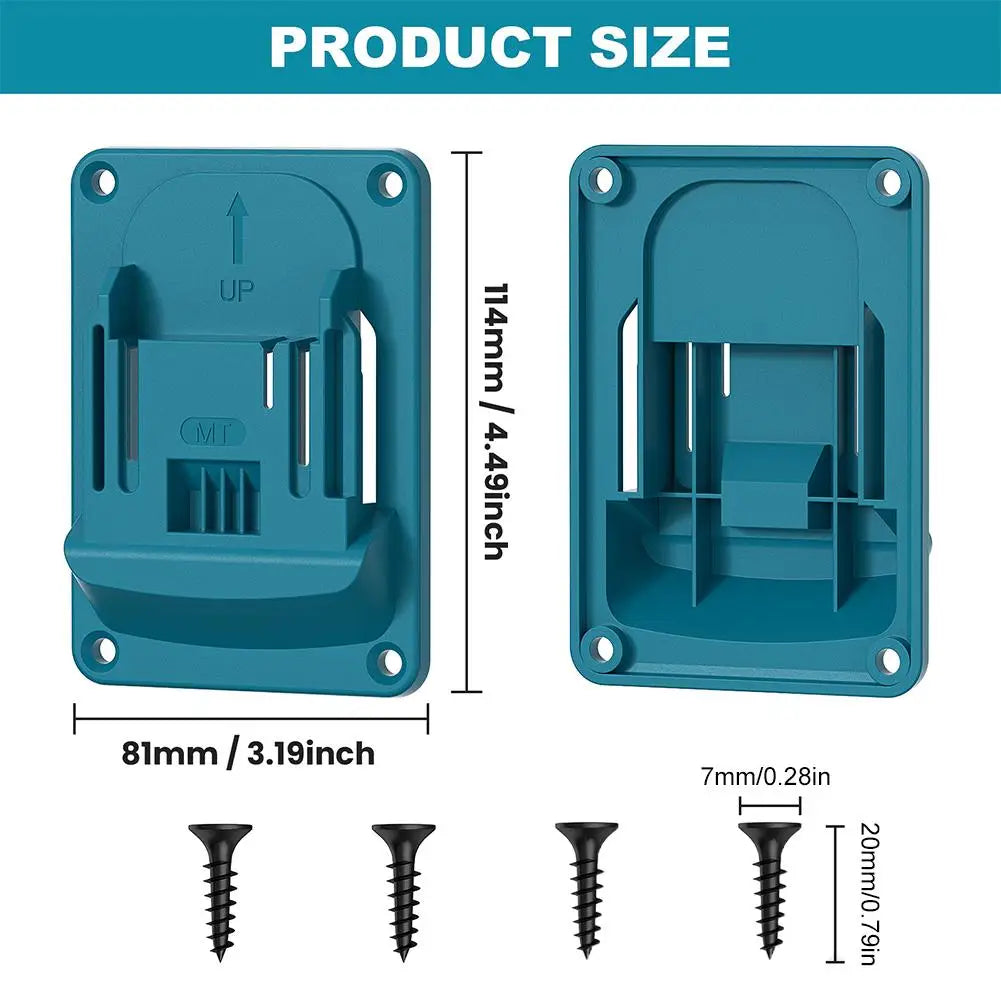 1/3 PCS Electric Tool Holder Dock Mount Storage Rack For Makita 18V Tool Holder Drill Holder Slots Stand Peaceful Pleasures Health and Wellness