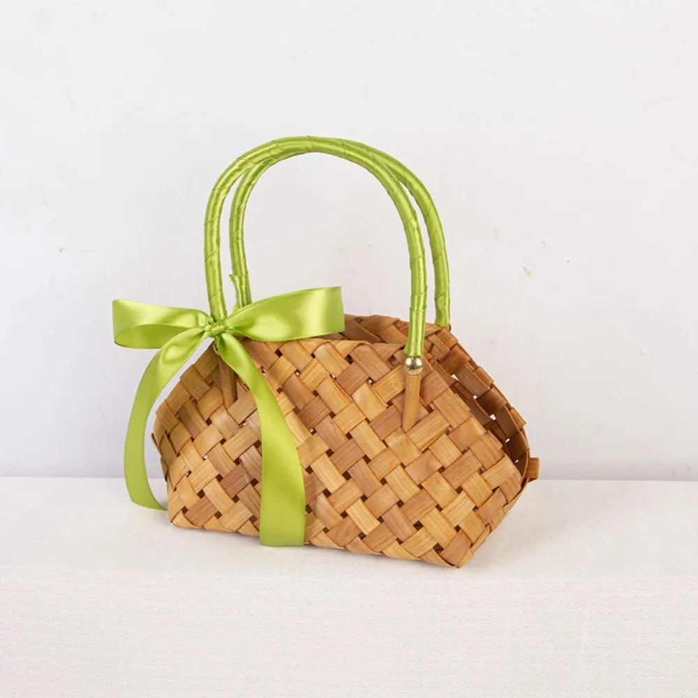 Durable Handmade Flower Pots Handheld Foldable Hanging Baskets DIY MultiSize Vegetable Basket Outside Peaceful Pleasures Health and Wellness