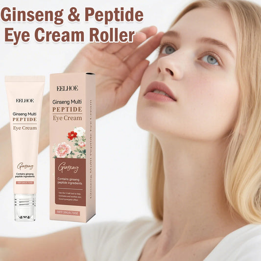 Ginseng Polypeptide Roller Eye Cream – Anti-Aging Dark Circles Peaceful Pleasures Health and Wellness