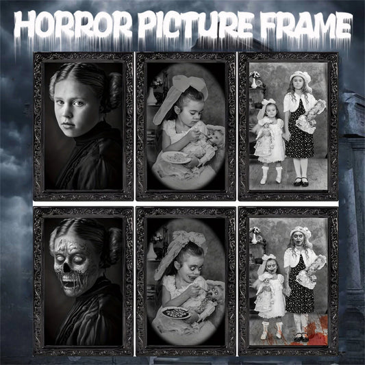 Halloween 3D Changing Face Portrait | Gothic Horror Wall Decor Halloween Wall Decor Peaceful Pleasures Health and Wellness