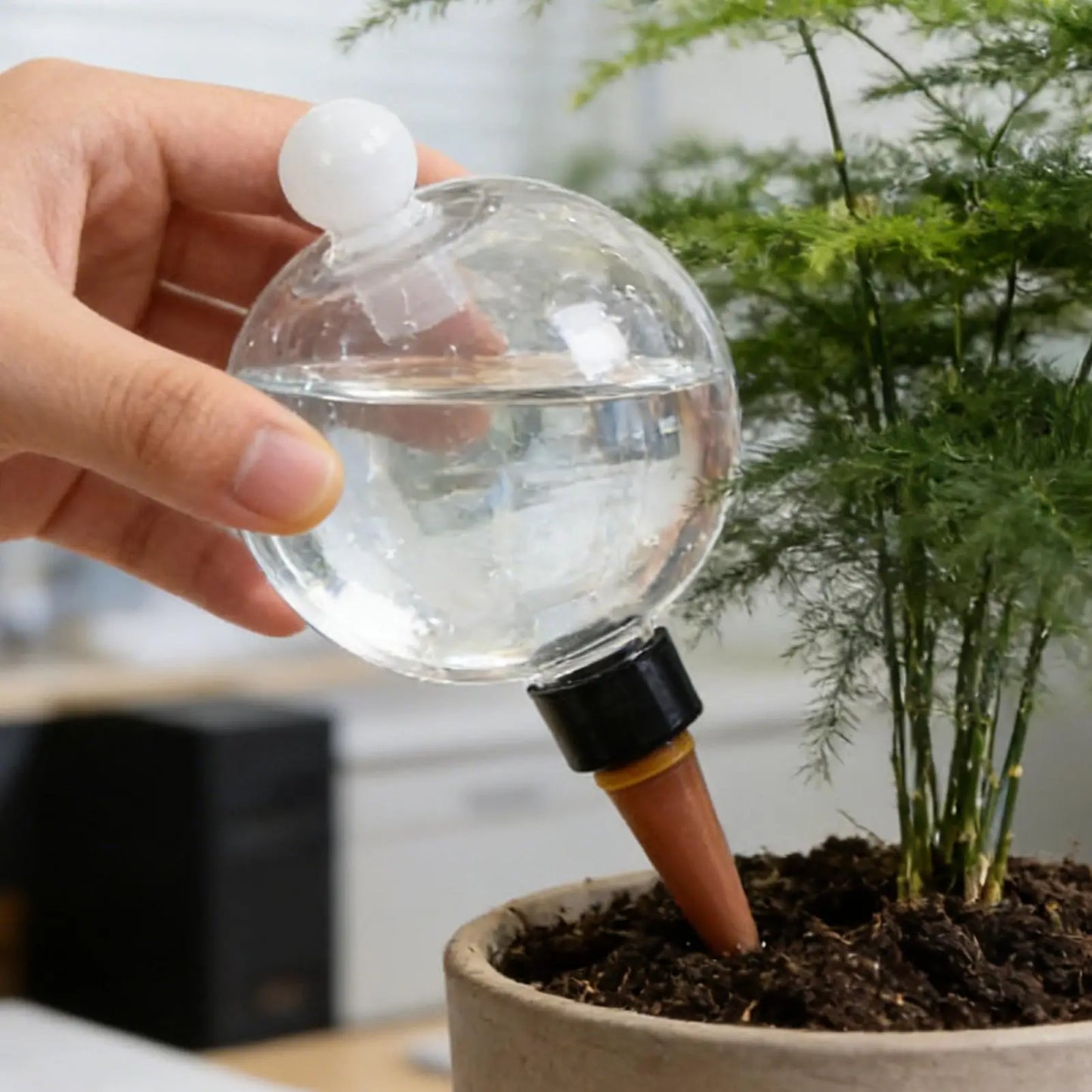4-Pack Self-Watering Globes 500ml | Auto Drip Plant Bulbs