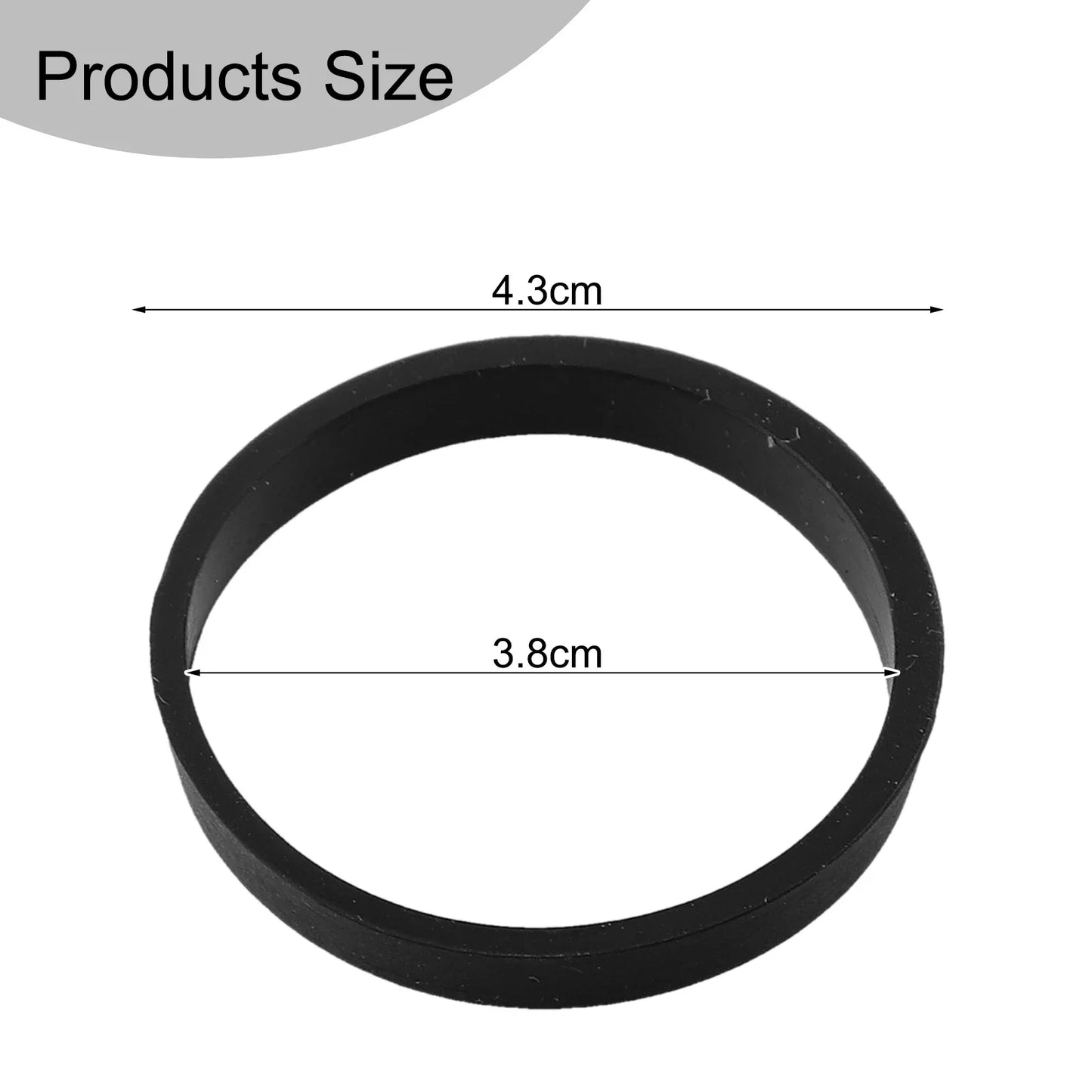 6-Pack 40mm Rubber Washers for Sink & Drain Pipe Fittings