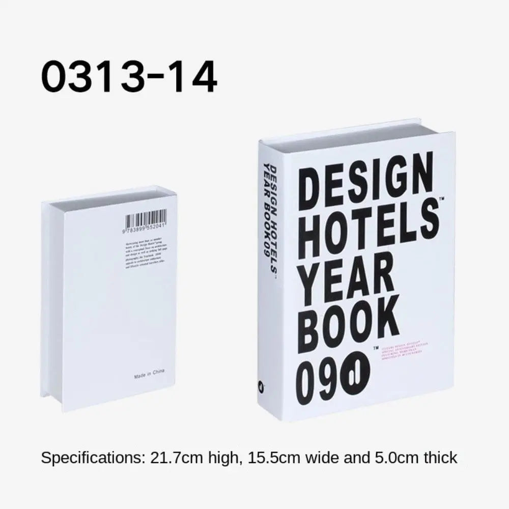 Fashion Fake Books Ornament Simple Shooting Props Decorative Imitation Book Coffee Table Decoration Home Decor Peaceful Pleasures Health and Wellness 0313-14