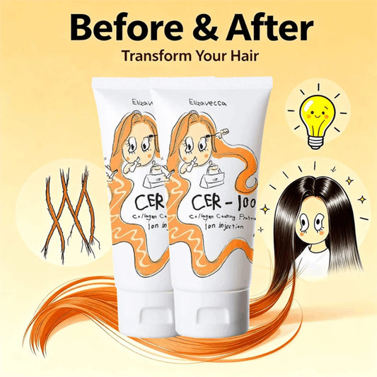 Cer-100 Collagen Keratin Hair Mask – Smooth Dry & Frizzy Hair Collagen Hair Mask Peaceful Pleasures Health and Wellness