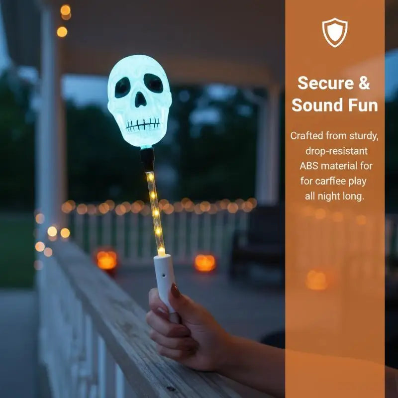 Halloween LED Glow Wands – Flashing Cartoon Kids Party Favors