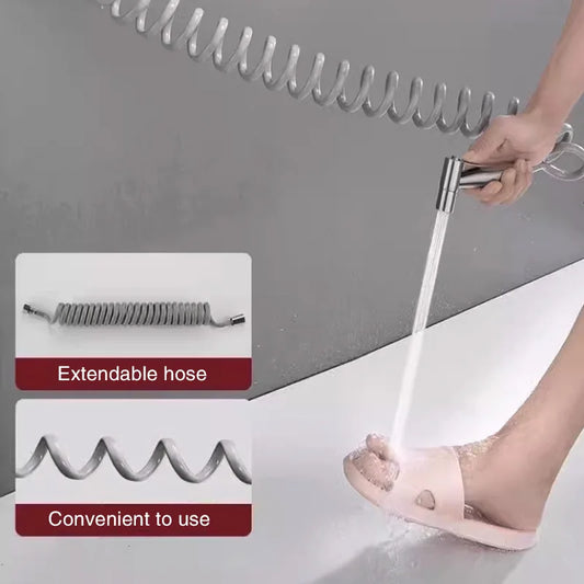 Handheld Bidet Sprayer & Retractable Faucet Hose Extender Handheld Bidet Sprayer Peaceful Pleasures Health and Wellness
