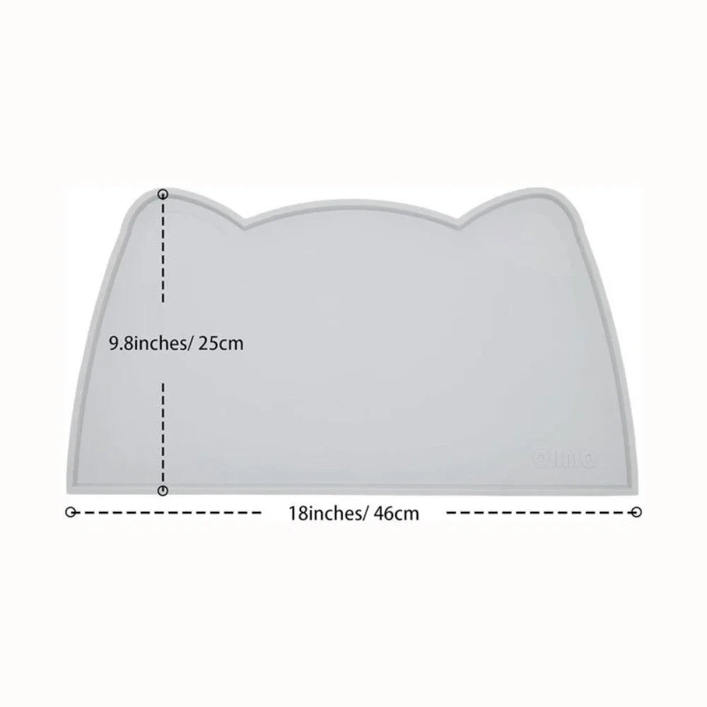 Silicone Non-Slip Pet Feeding Mat for Dogs & Cats Pet Feeding Mat Peaceful Pleasures Health and Wellness