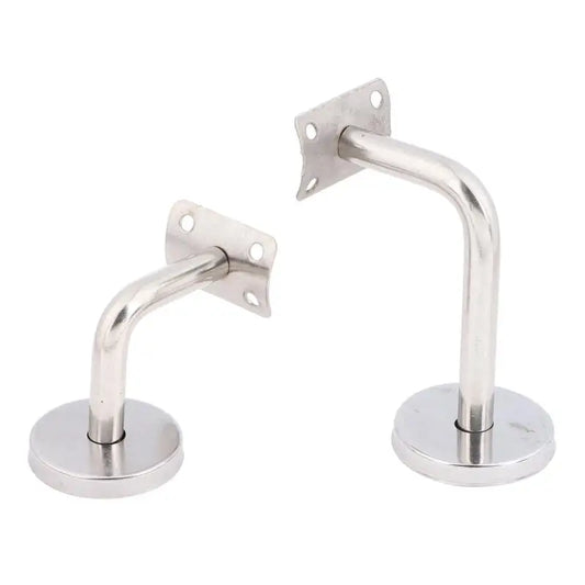 Versatile Premium Stainless Steel Handrail Bracket For Secure Home Stair Railing Support Peaceful Pleasures Health and Wellness