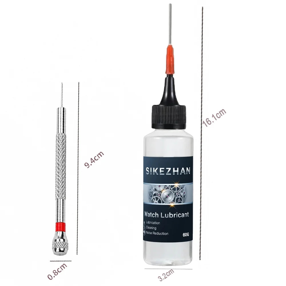 Watch Repair Tool Kit & Mechanical Watch Lubricant Oil Set