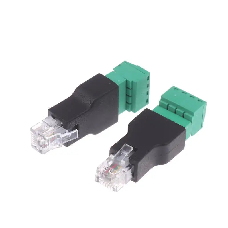 RJ11 6P4C Male to 4-Pin Screw Terminal Adapter | Phone Line
