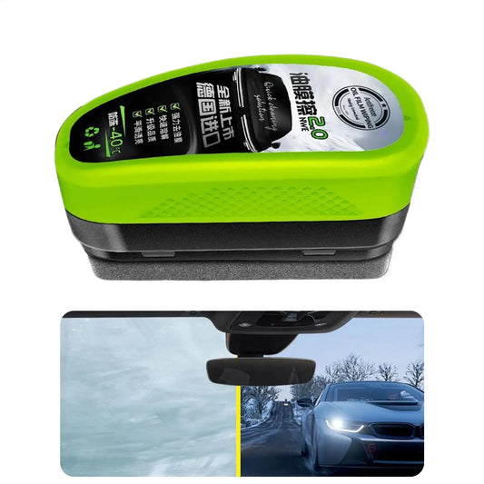 Car Windshield Oil Film Remover & Glass Cleaner Brush 150ml Glass Oil Film Cleaner Peaceful Pleasures Health and Wellness