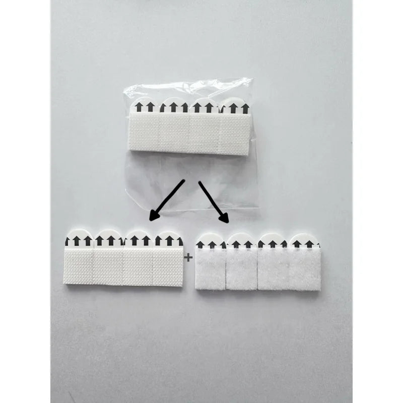 Strong Hanging Picture Frame Removable Magic Tape Easy Pull Adhesive Hook Self-Adhesive No Trace Magic Decorative Picture Double Peaceful Pleasures Health and Wellness