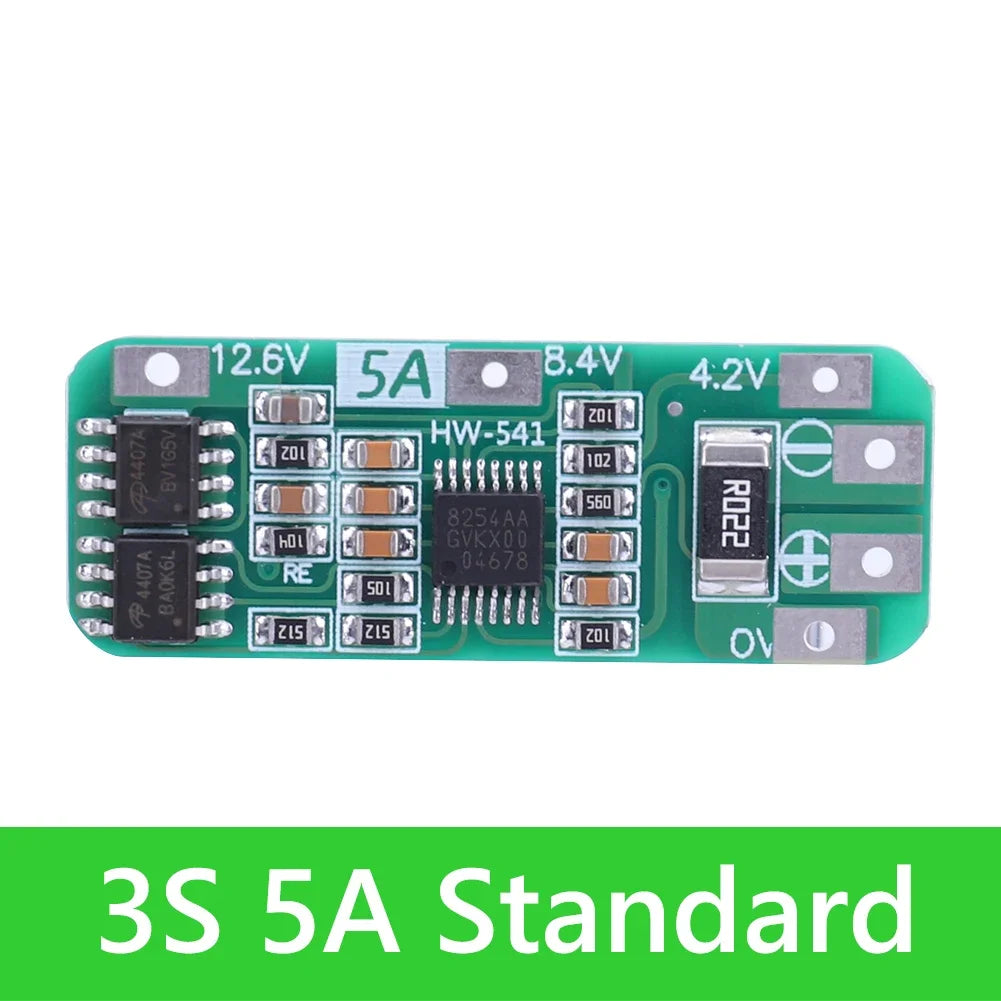 3S 4S 20A 40A 60A Li-ion Lithium Battery Charger Protection Board 18650 BMS Drill Motor 11.1V 12.6V/14.8V 16.8V Enhance/Balance Peaceful Pleasures Health and Wellness 3S 5A Standard