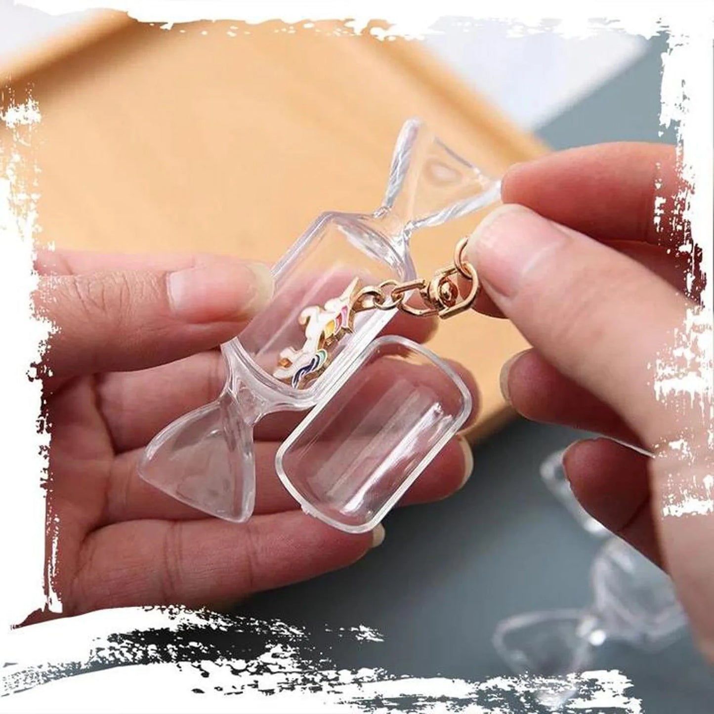 Candy Shape Transparent Jewelry & Earring Storage Box Jewelry Storage Box Peaceful Pleasures Health and Wellness