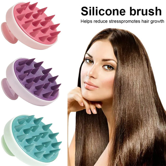 Silicone Scalp Massage Brush – Shampoo & Body Bath Comb Scalp Massage Brush Oasis Select