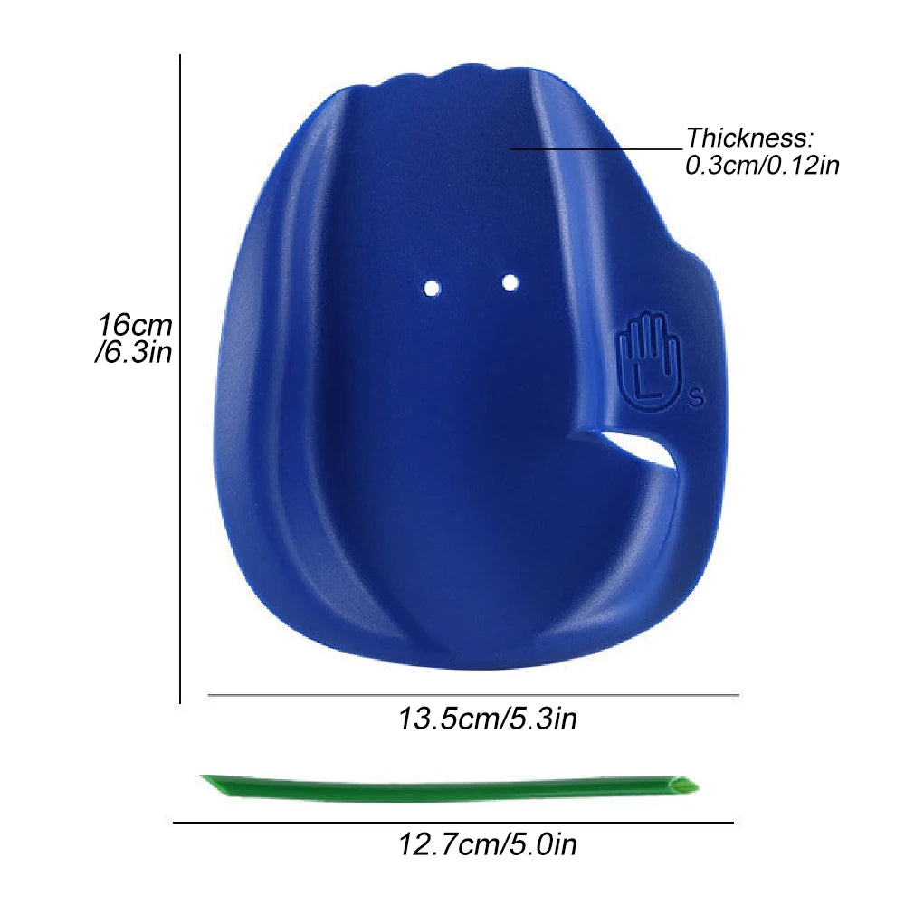 WEFITON1Pair Swimming Hand Paddles - Build Strength & Technique, Finger Holes Design for Freestyle & All Strokes Peaceful Pleasures Health and Wellness