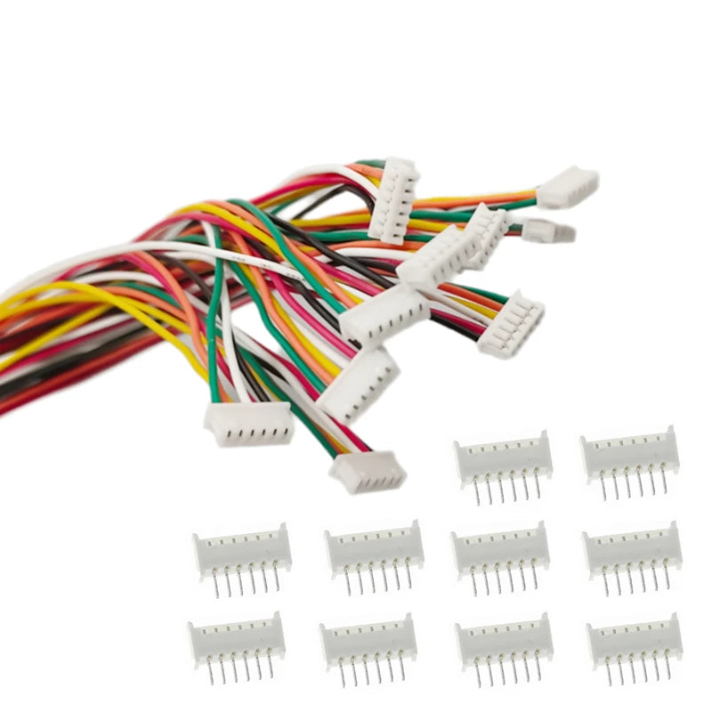 10Sets SH1.0 JST1.25 ZH1.5 PH2.0 XH2.54 Connector Female+Male 2/3/4/5/6/7/8/9/10P Plug With Cable 10/20/30cm Peaceful Pleasures Health and Wellness