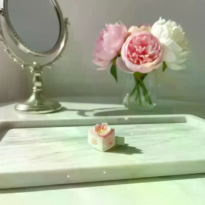 Cherry Blossom Resin Hair Clips Women Girls | 5/6 Pcs Set
