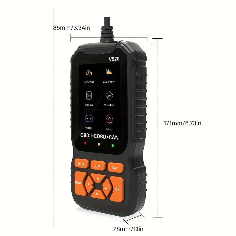 OBD2 Scanner Code Reader with Reset – EOBD Diagnostic Tool Peaceful Pleasures Health and Wellness