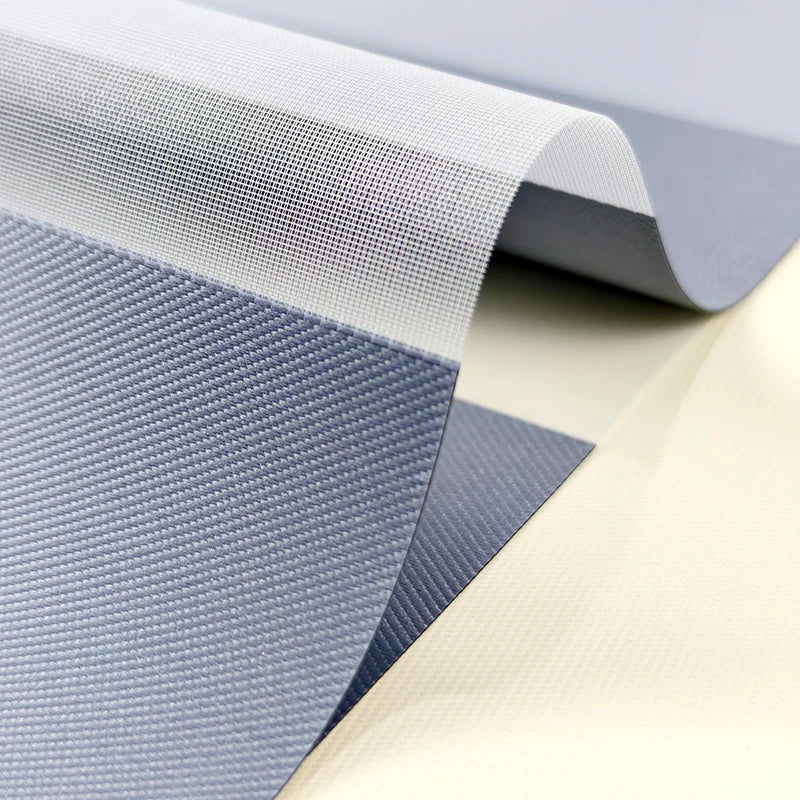Custom Motorized Blackout Zebra Blinds | Day & Night Roller Shades