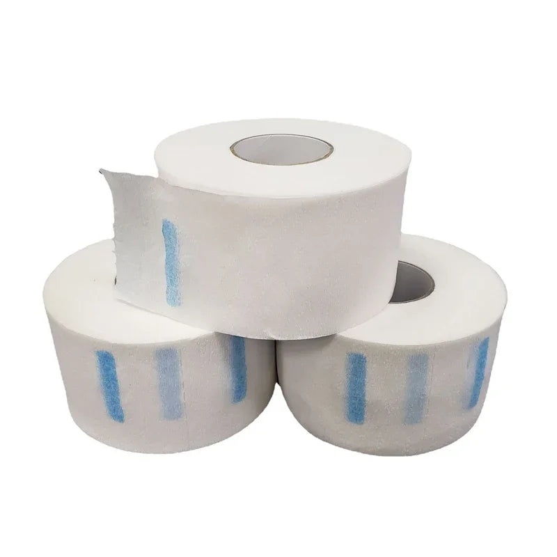 5/10 Rolls Disposable 1 Roll Hair Cutting Accessory Neck Paper Adjustable Barber Dedicated Salon Hairdressing White Neck Strips Peaceful Pleasures Health and Wellness